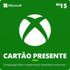 Cartão Presente do Xbox: R$15