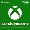 Cartão Presente do Xbox: R$100