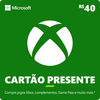 Cartão Presente do Xbox: R$40