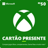 Cartão Presente do Xbox: R$50