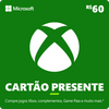 Cartão Presente do Xbox: R$60