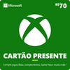 Cartão Presente do Xbox: R$70
